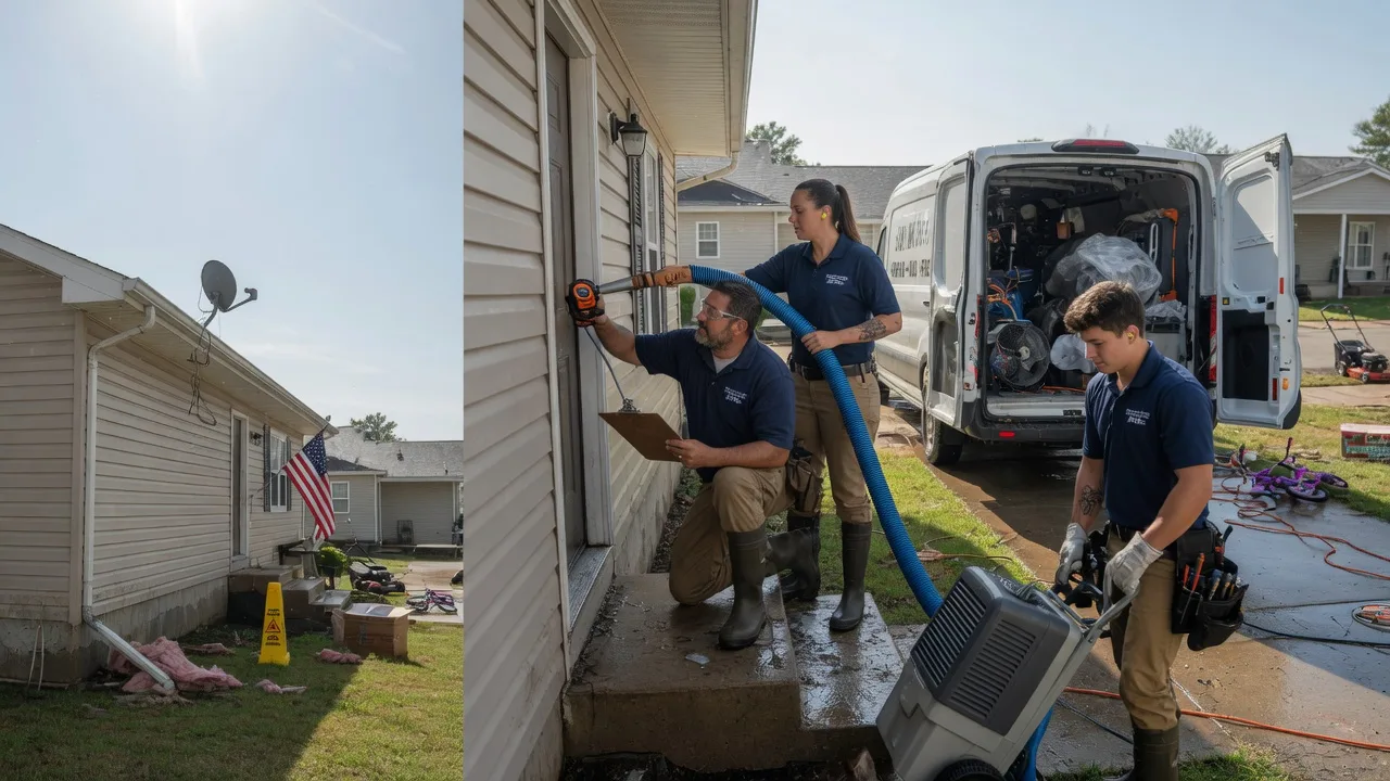 Ceiling Water Damage Restoration in Thornton, PA near me